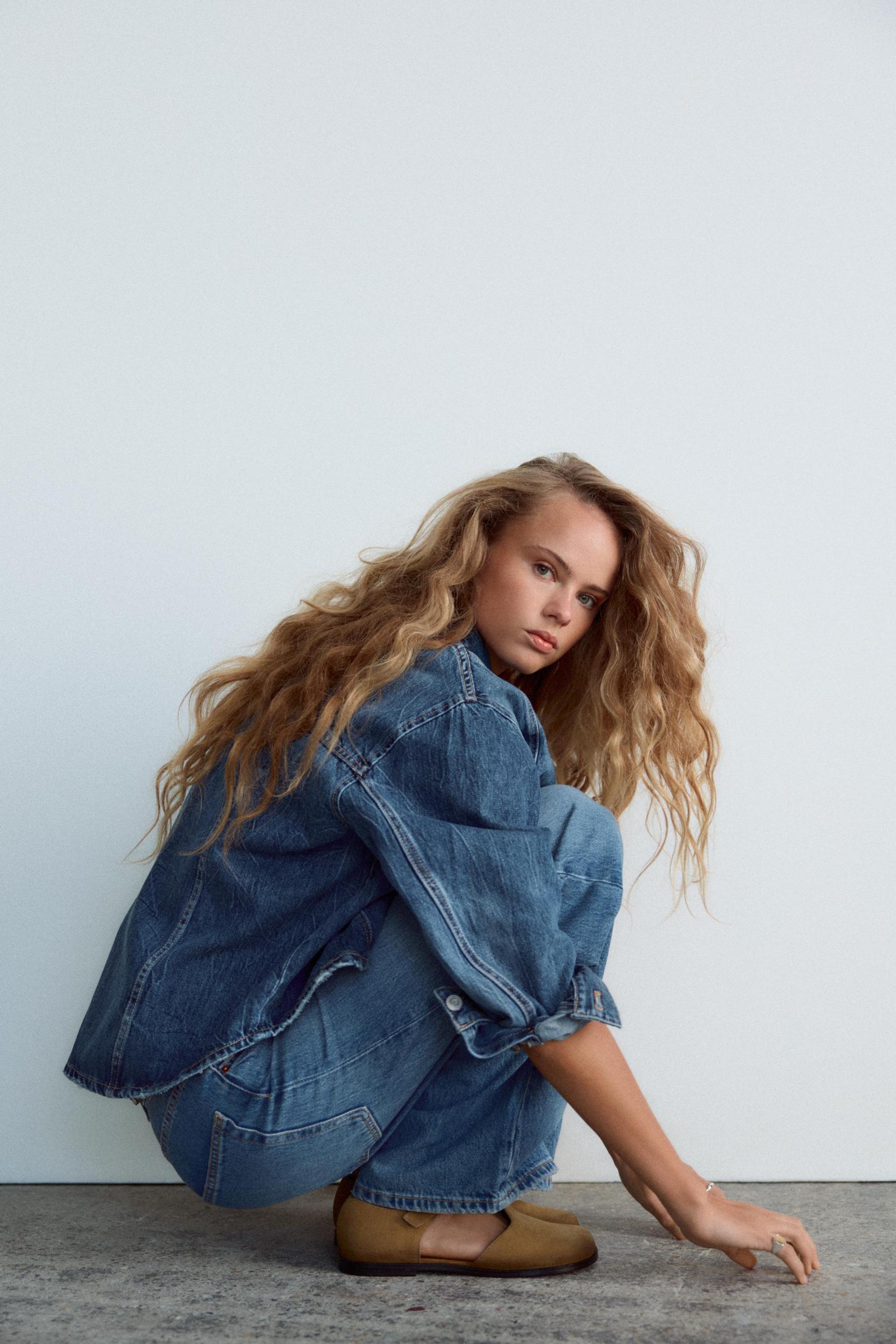 TRF DENIM OVERSHIRT Product Image