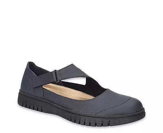 Easy Street Joyful Women's Mary Jane Flats, Size: 6.5 Wide, Brown Product Image