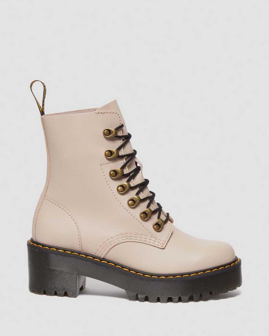 Leona Women's Sendal Leather Heeled Boots Product Image