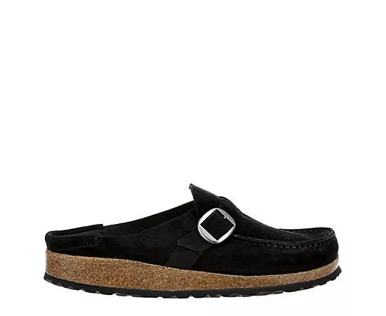 Birkenstock Womens Buckley Suede Buckle Clogs Product Image