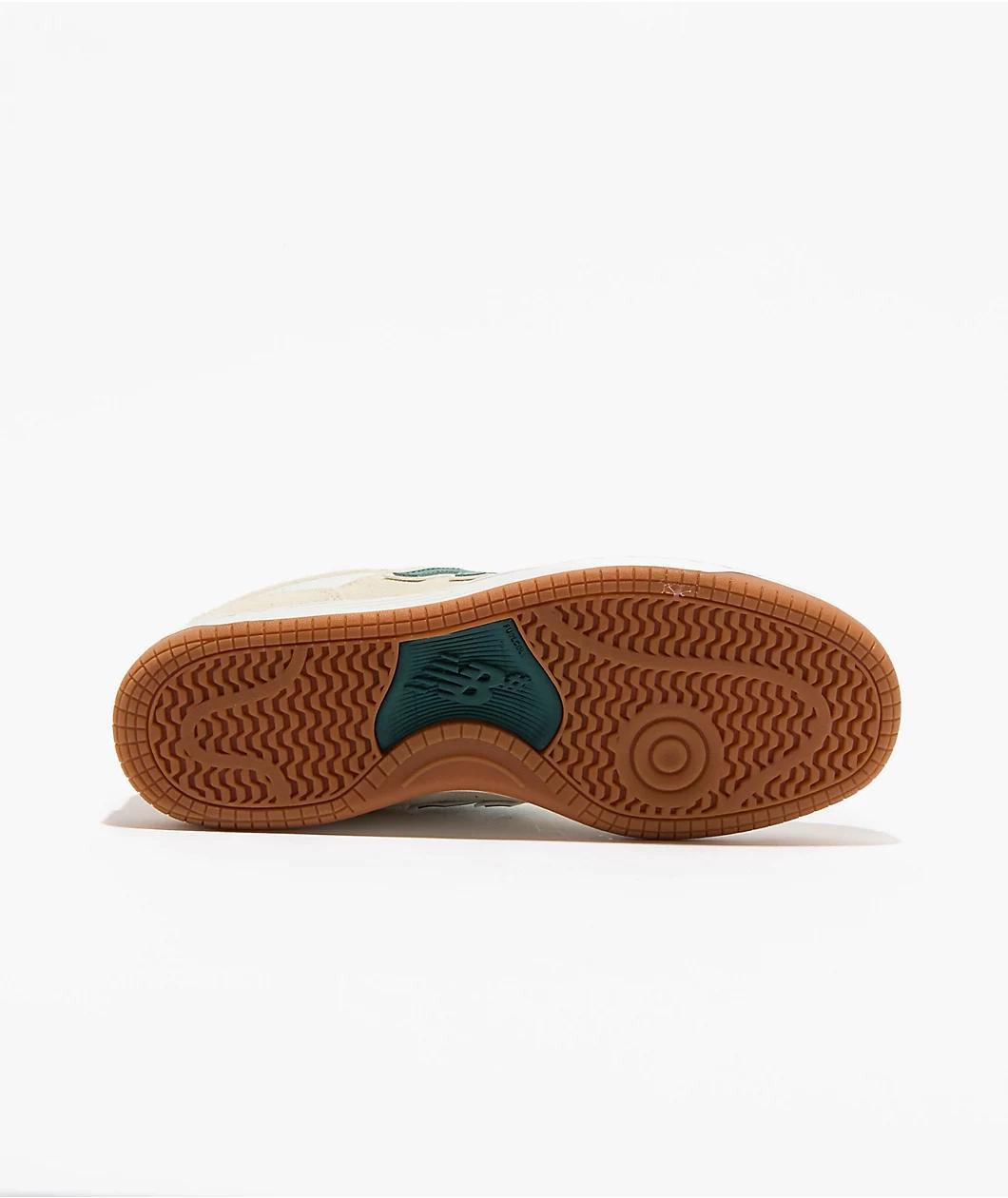 New Balance Numeric 480 Sea Salt & Vintage Teal Skate Shoes Product Image