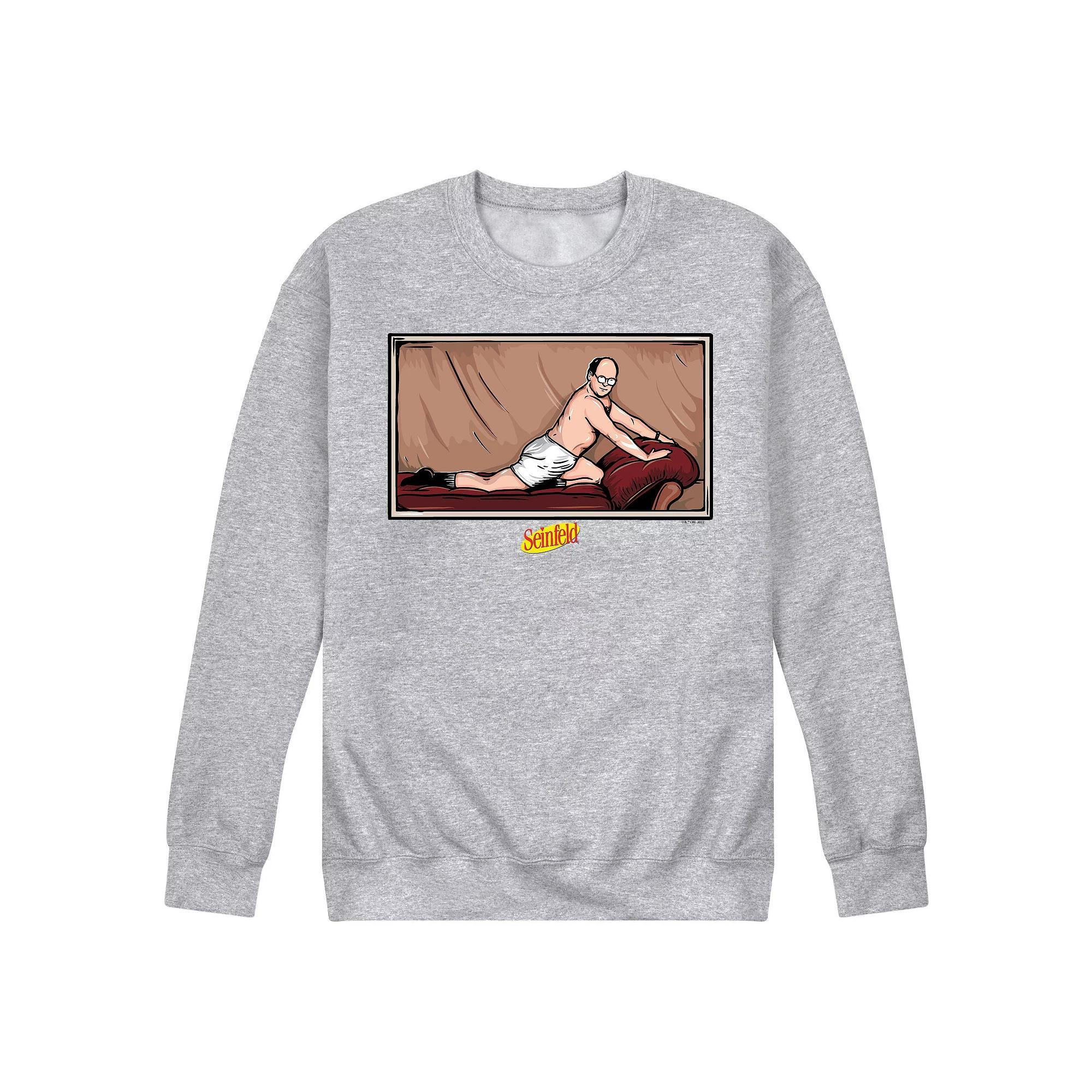 Mens Seinfeld George Costanza The Package Fleece Sweatshirt Product Image
