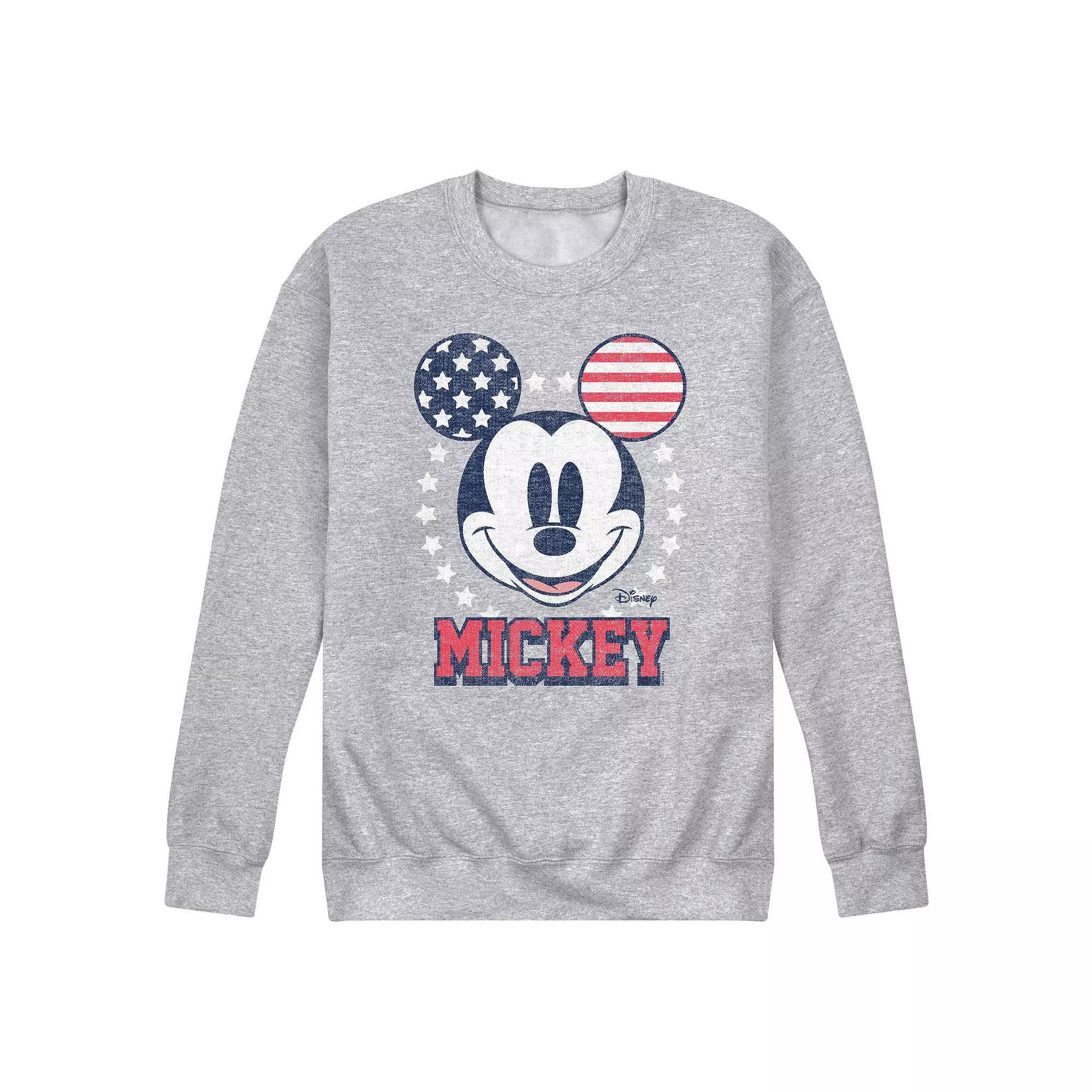 Disneys Mickey Mouse Mens USA Ears Fleece Sweatshirt Product Image