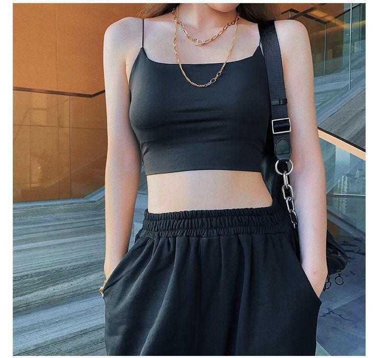 Cropped Padded Camisole Top Product Image
