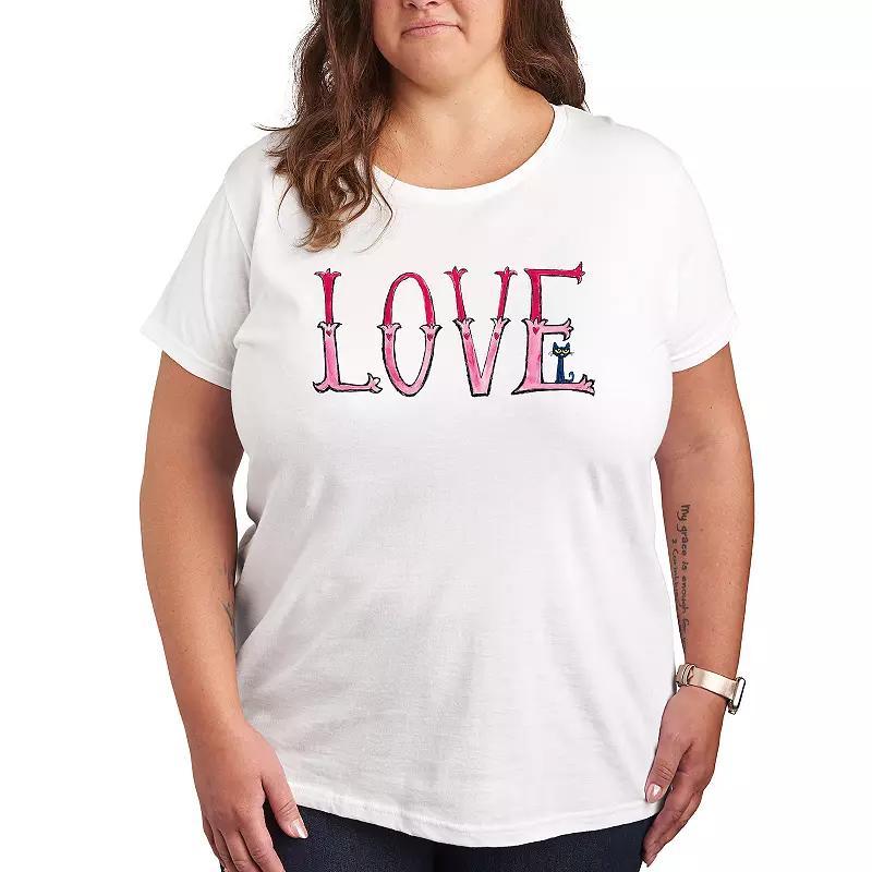 Plus Size MTV Pink Logo Tee, Womens Product Image