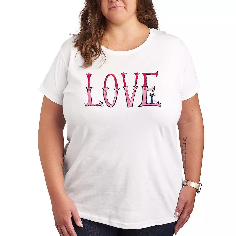 Plus Size MTV Pink Logo Tee, Womens Product Image