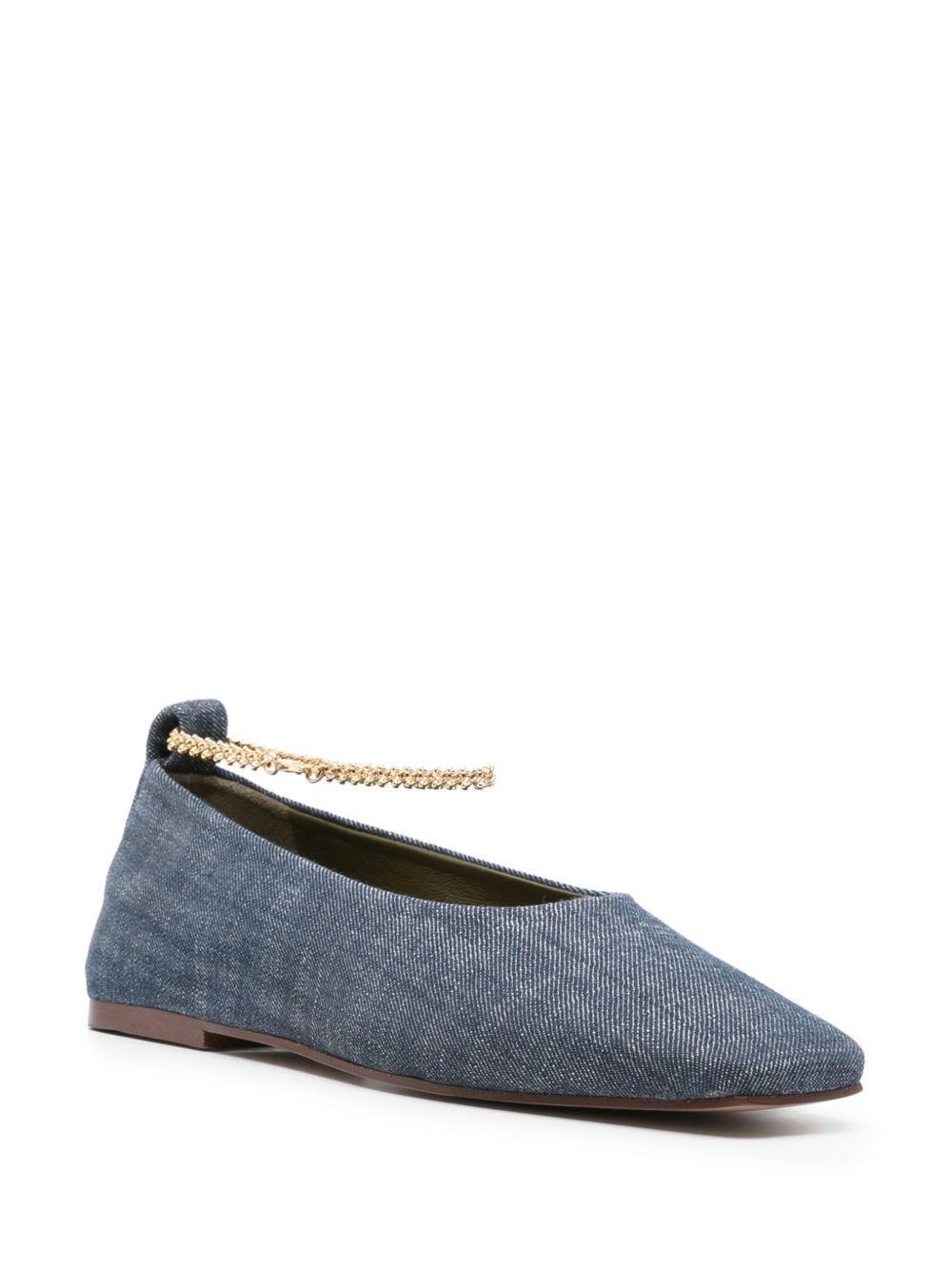 Augusta denim ballerina shoes Product Image
