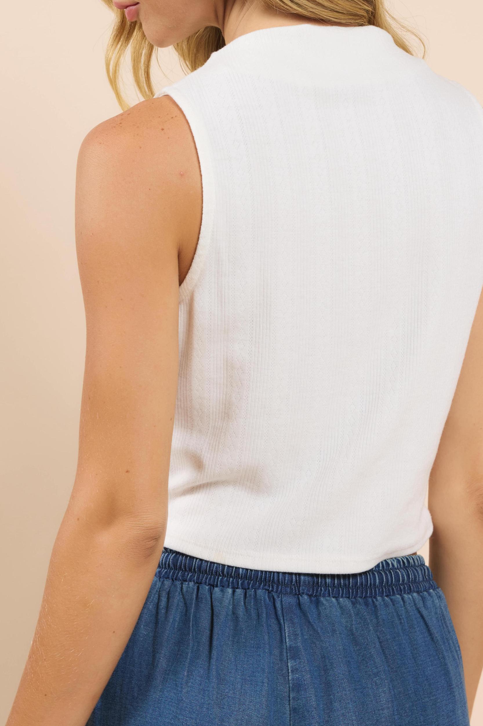 Sipping Tea Knit Tank Product Image