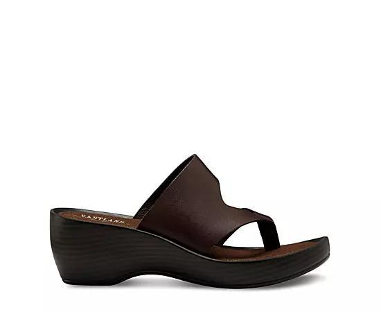Eastland Laurel Womens Leather Thong Sandals Product Image
