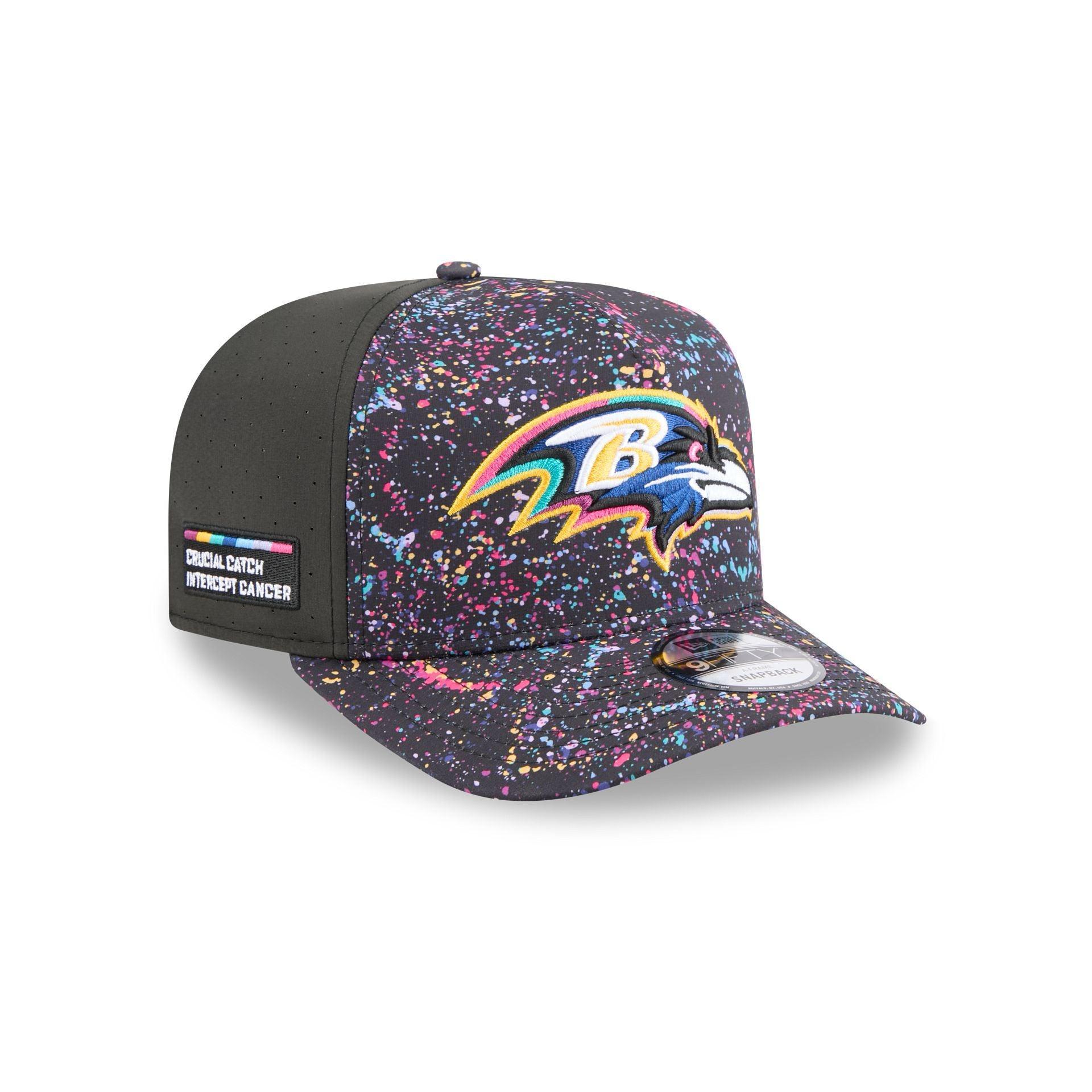 Baltimore Ravens 2025 Crucial Catch 9FIFTY A-Frame Snapback Hat Male Product Image