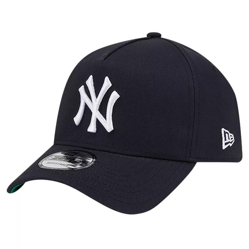 Mens New Era Boston Red Sox 9FORTY A-Frame Trucker Adjustable Hat, Blue Product Image