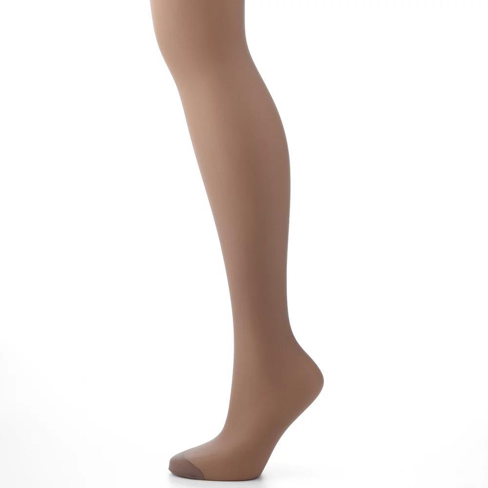 Hanes® Silk Reflections Silky Sheer Control Top Pantyhose, Women's, Size: E-F, Blue Product Image