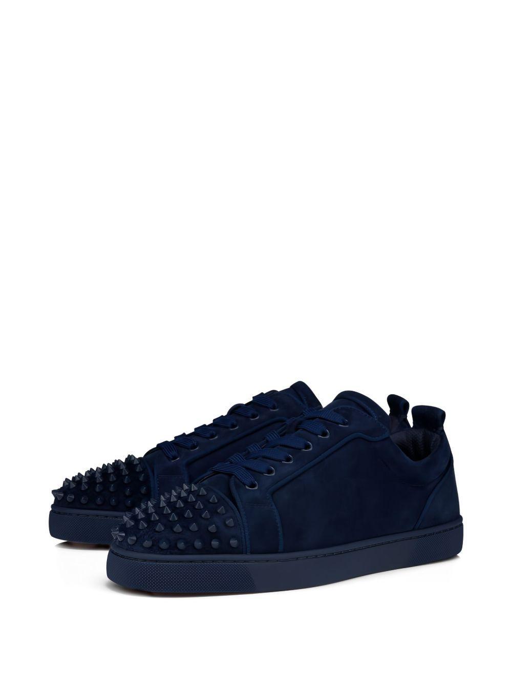 spike-embellished suede low-top sneakers Product Image