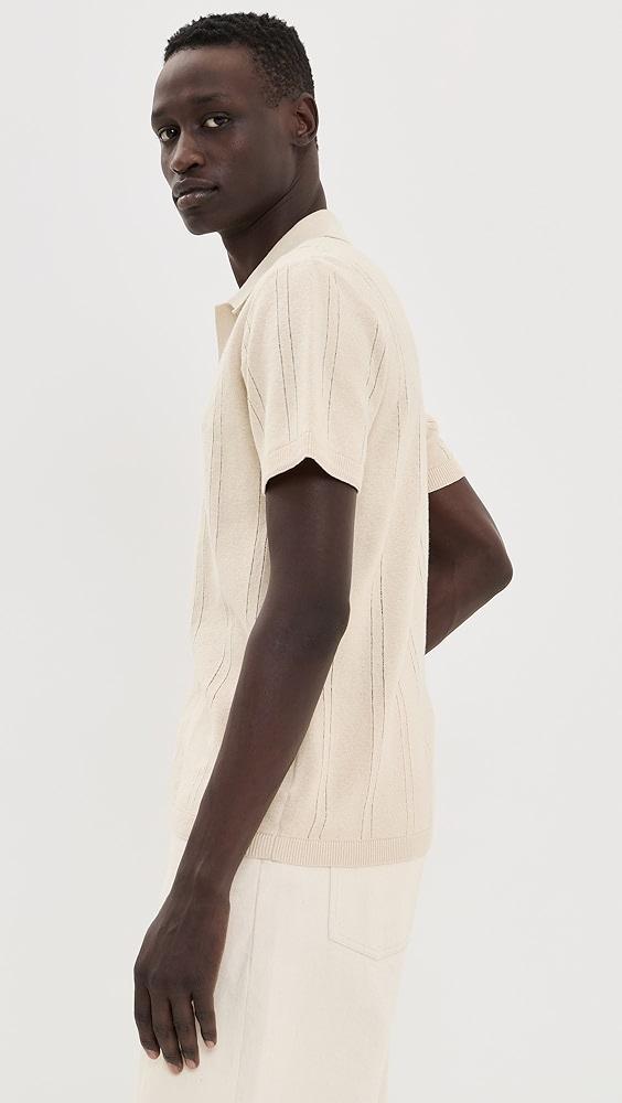 Taylor Stitch Valencia Knit Polo | Shopbop Product Image