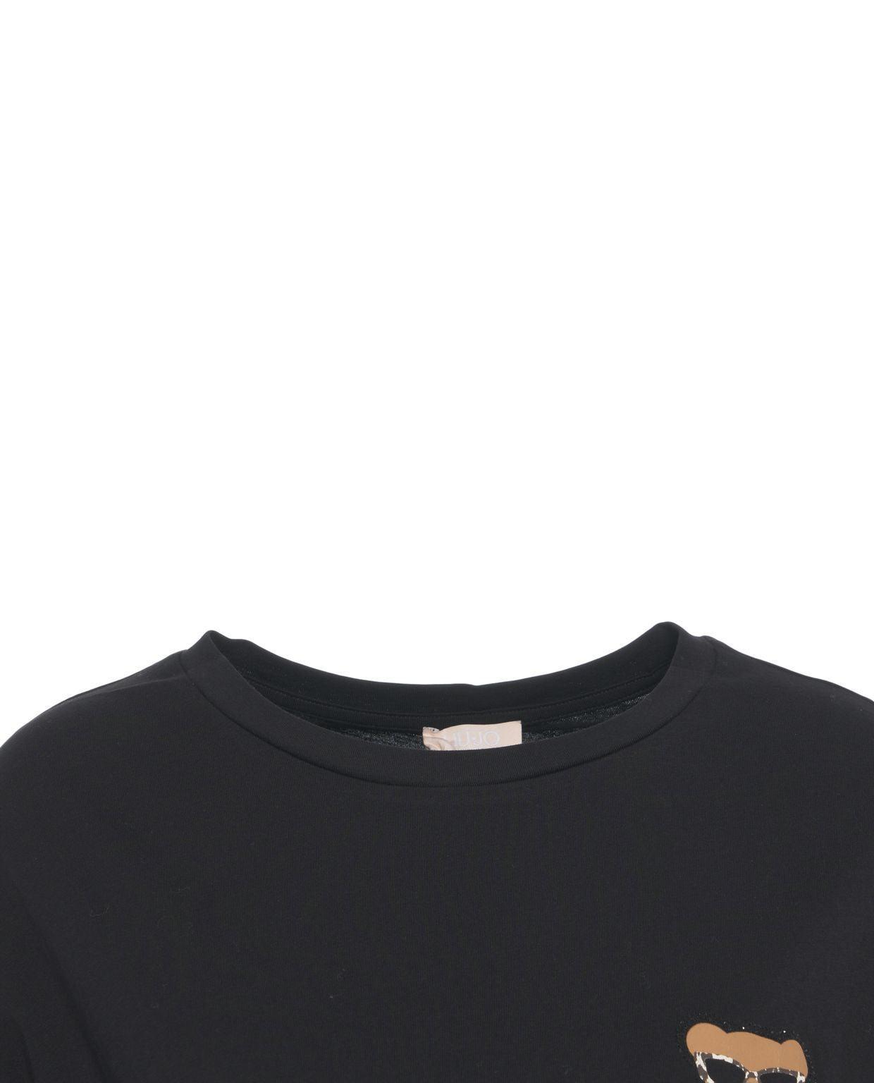 T-shirt with teddy bear print Product Image