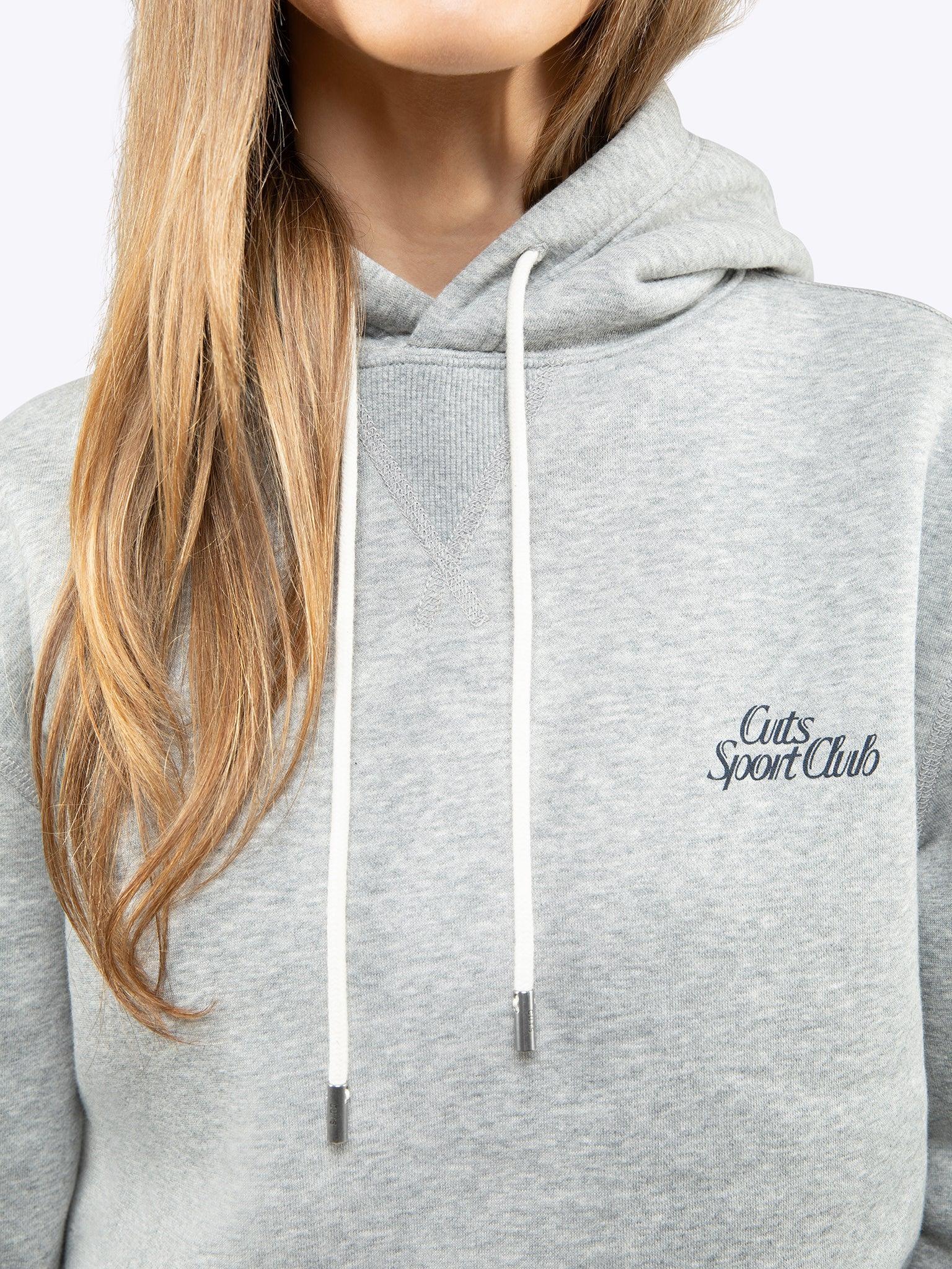 Sport Club Hoodie | Heather Grey Classic-Fit Product Image