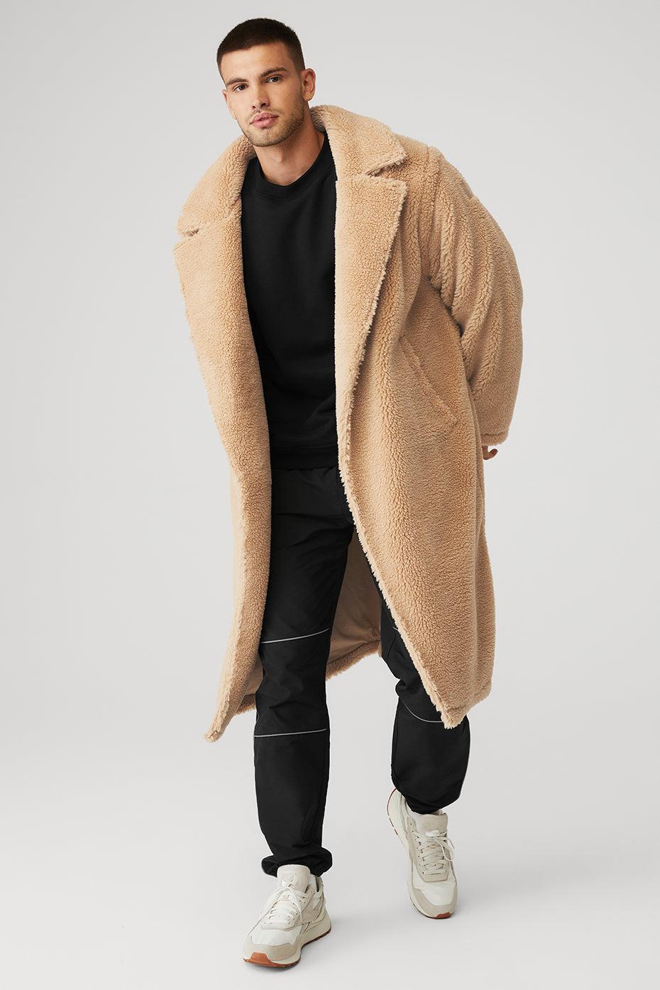 Oversized Sherpa Trench - Camel Product Image