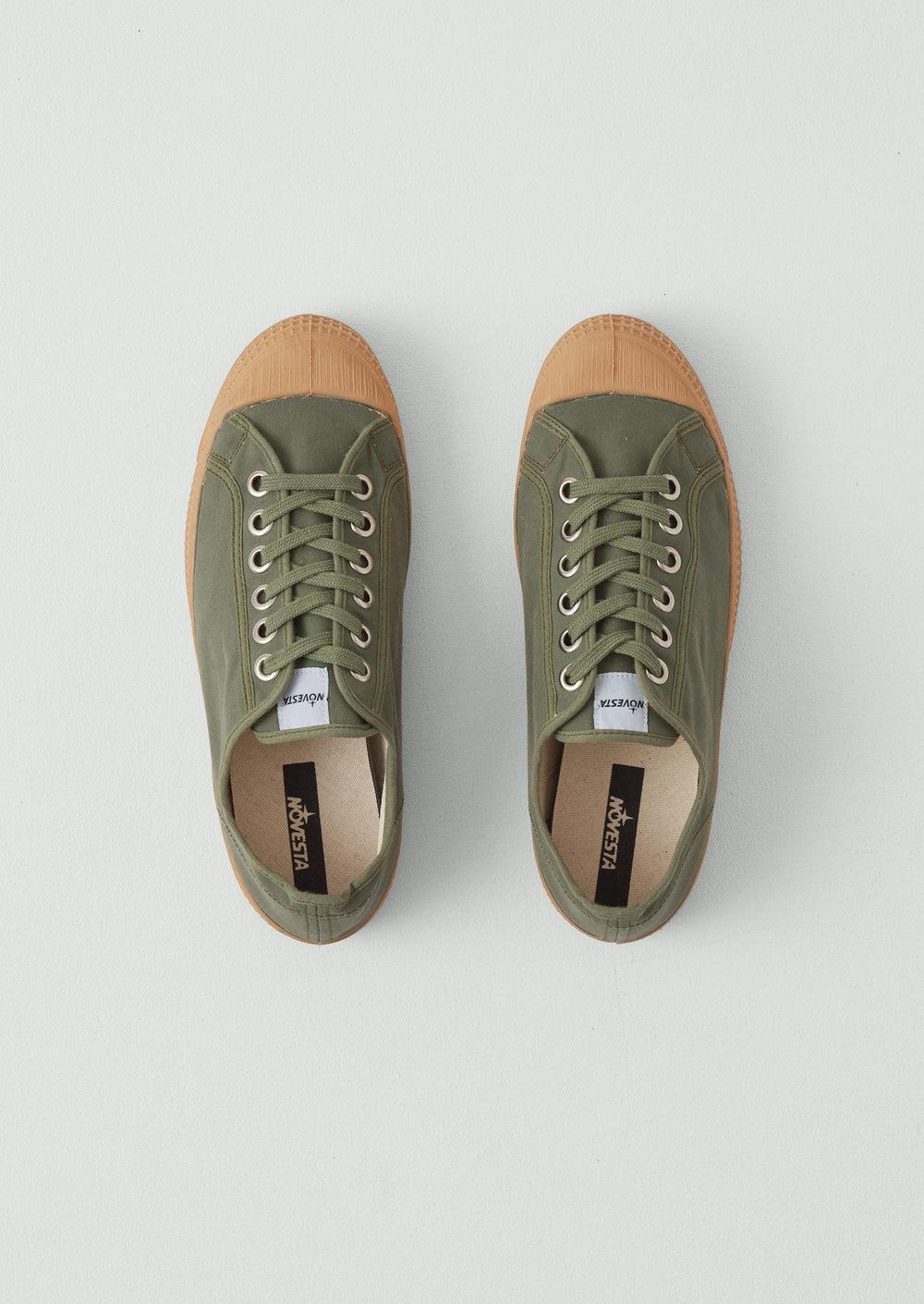 Novesta Star Master Waxed Cotton Sneakers | Sage Product Image
