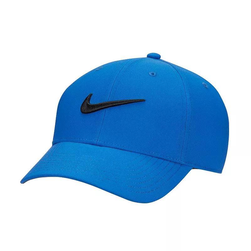 Mens Nike Dri-Fit Club Structured Swoosh Cap Black Navy Product Image