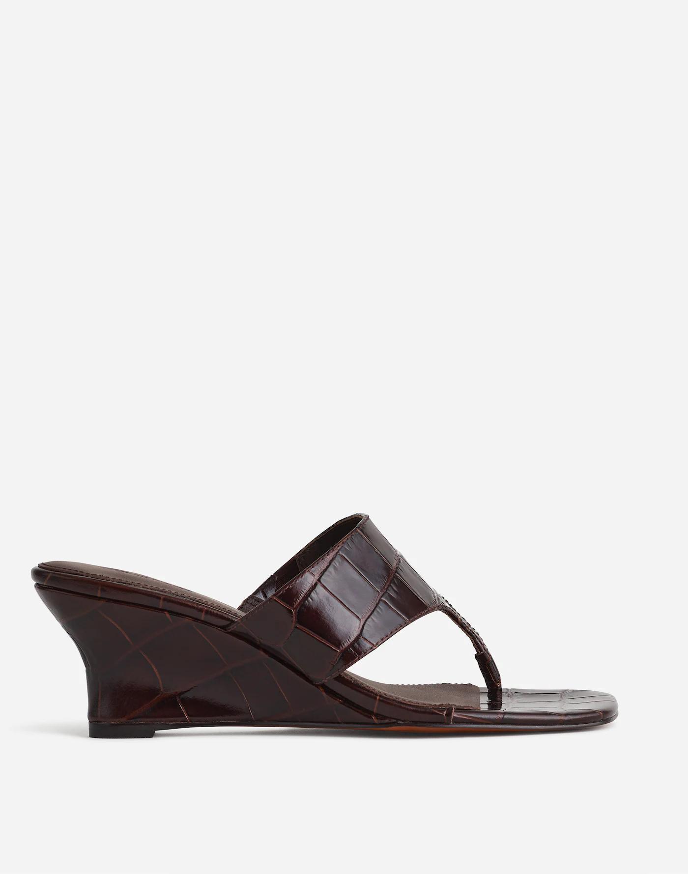 The Deanna Thong Wedge Sandal Product Image