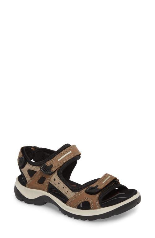 ECCO Yucatan Adjustable Strap Leather Sandals Product Image