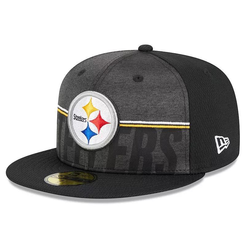 Mens New Era Pittsburgh Steelers 2023 NFL Training Camp 59FIFTY Fitted Hat Product Image