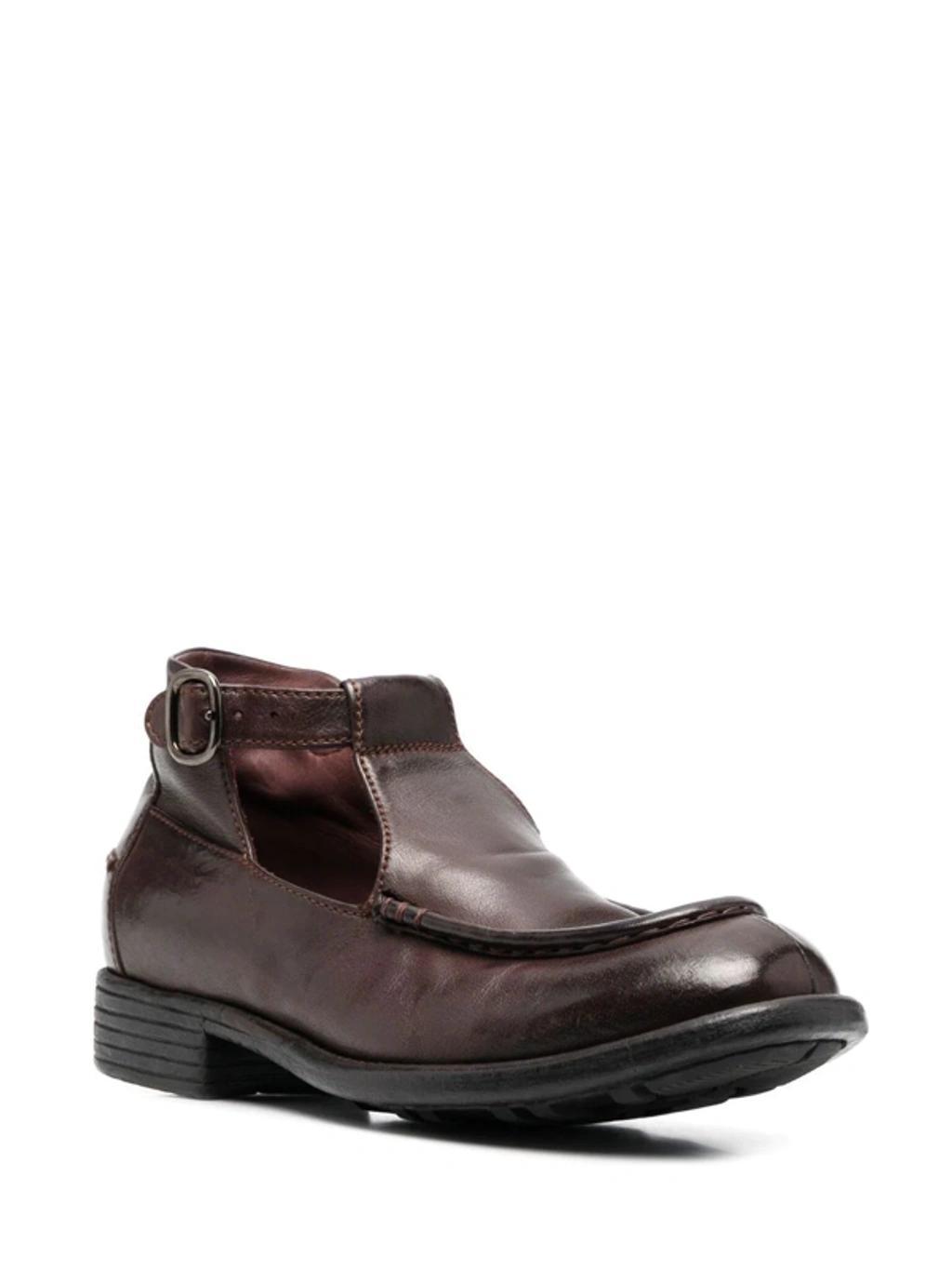 OFFICINE CREATIVE Calixte Low-heel Loafers In Brown Product Image