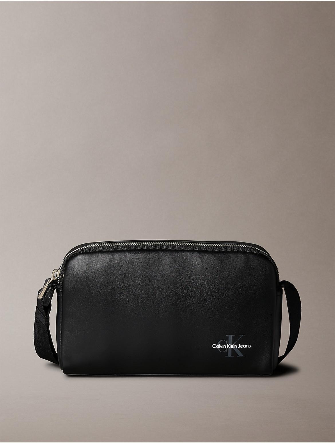Calvin Klein Mens Monogram Logo Camera Bag - Black - OS Product Image
