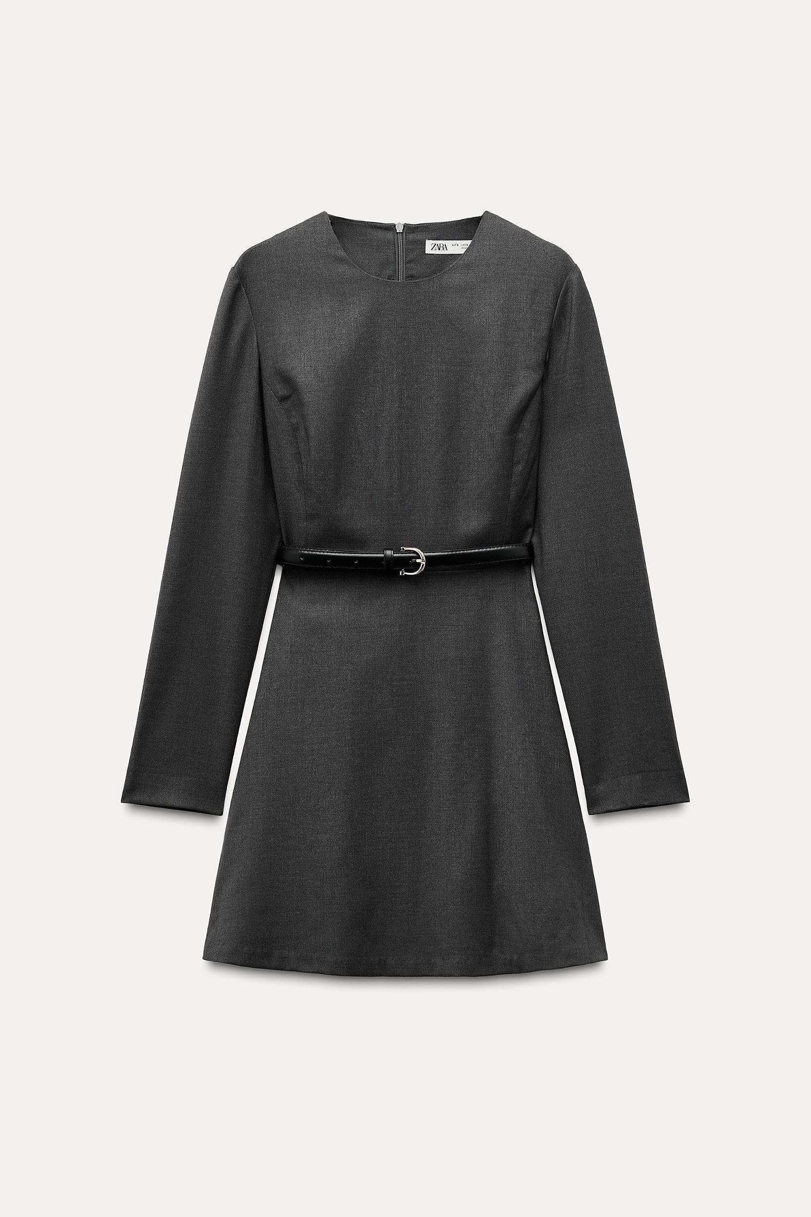 BELTED SHORT DRESS ZW COLLECTION Product Image