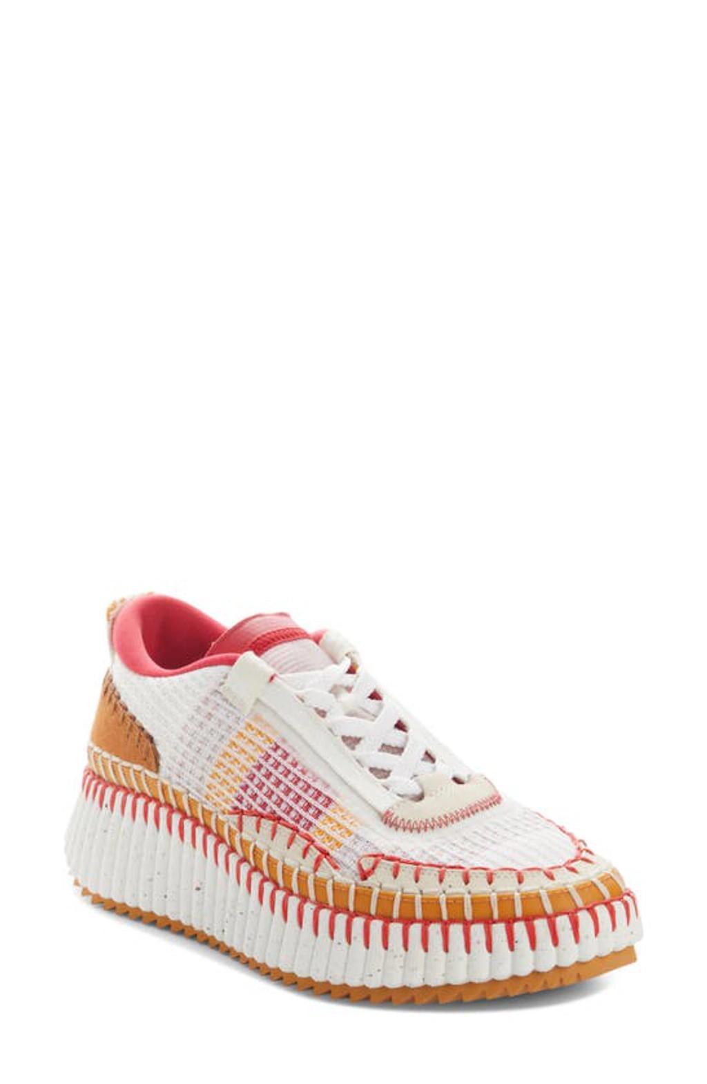 Womens Nama Mixed Media Platform Sneakers Product Image