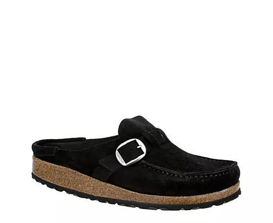 Birkenstock Womens Buckley Suede Buckle Clogs Product Image
