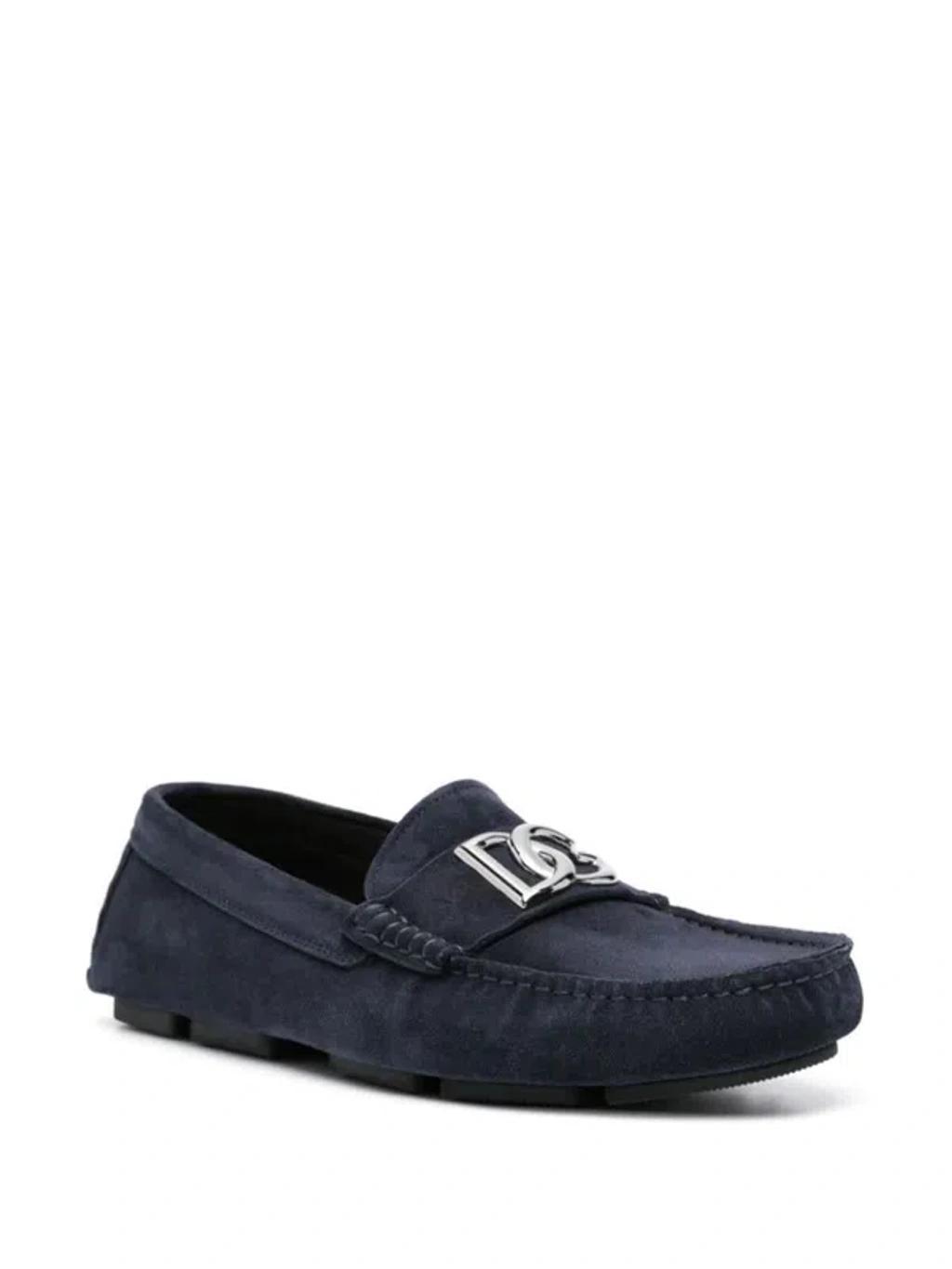 logo-lettering loafers Product Image