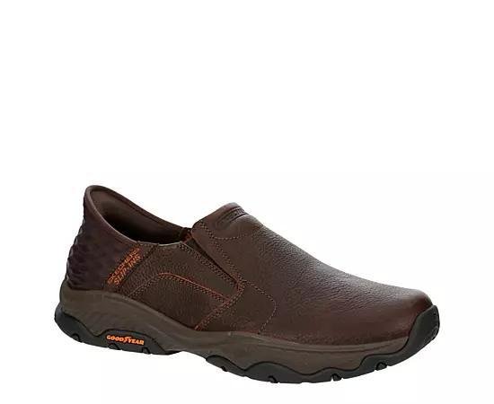 Skechers Hands Free Slip-ins® Relaxed Fit® Craster Lanigan Men's Shoes, Size: 10, Red Brown Product Image