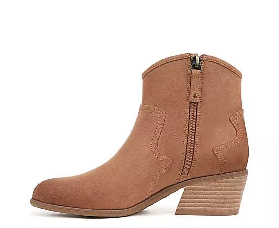 Dr. Scholl's Lasso Women's Western Ankle Boots, Size: 6, Black Off White Product Image