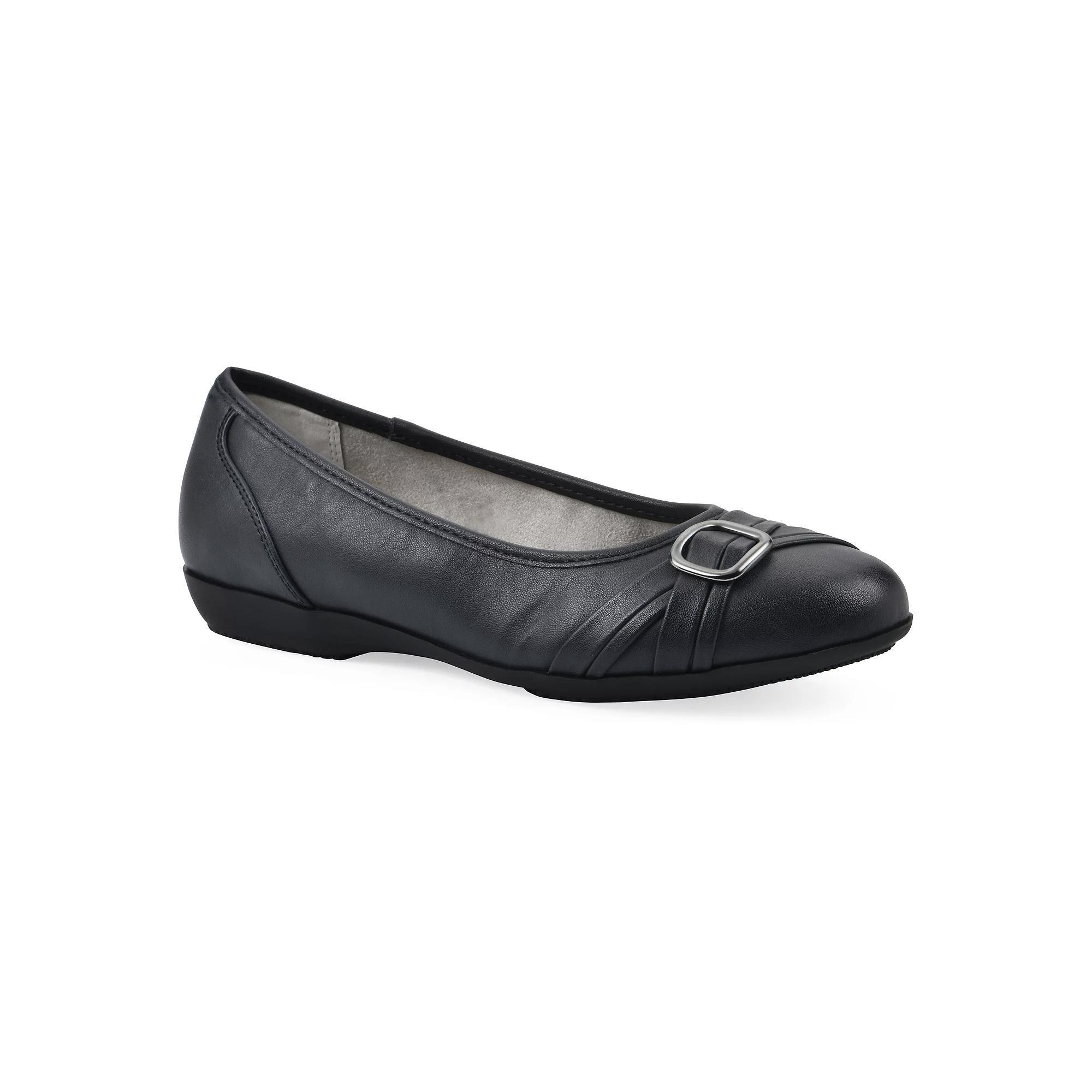 Cliffs by White Mountain Calming Women's Ballet Flats, Size: 7.5 Wide, New Blue Smo Product Image