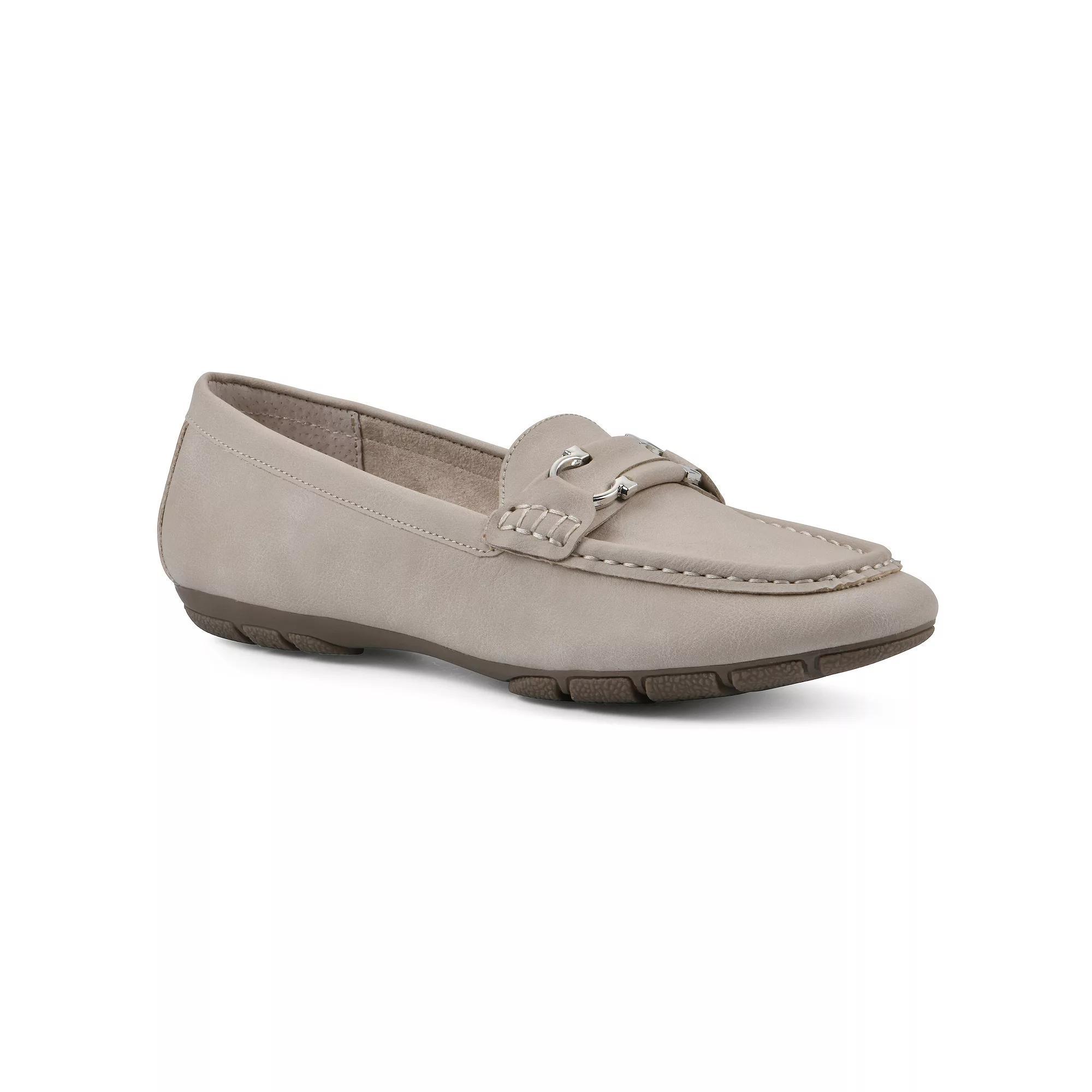 Cliffs by White Mountain Glaring Women's Loafers, Size: 8 Wide, Light Brown Grainy Product Image