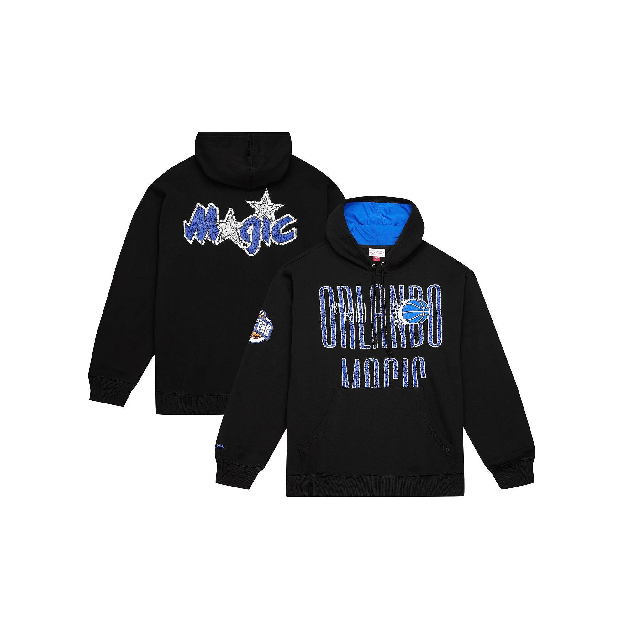 Men's Mitchell & Ness Black Orlando Magic Hardwood Classics OG 2.0 Pullover Hoodie, Size: Medium, Mag Black Product Image