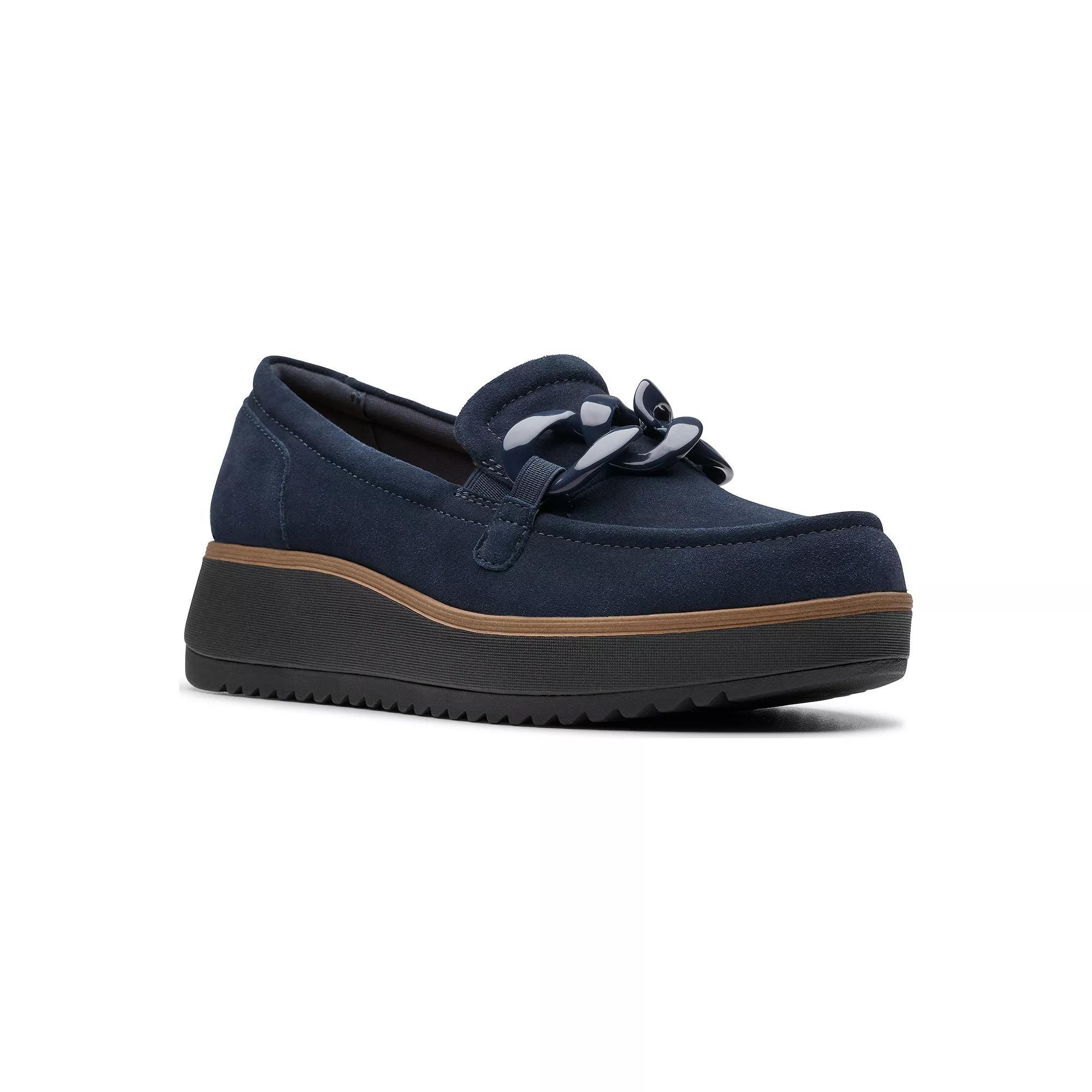 Clarks Zylah May Womens Leather Slip-On Shoes Product Image