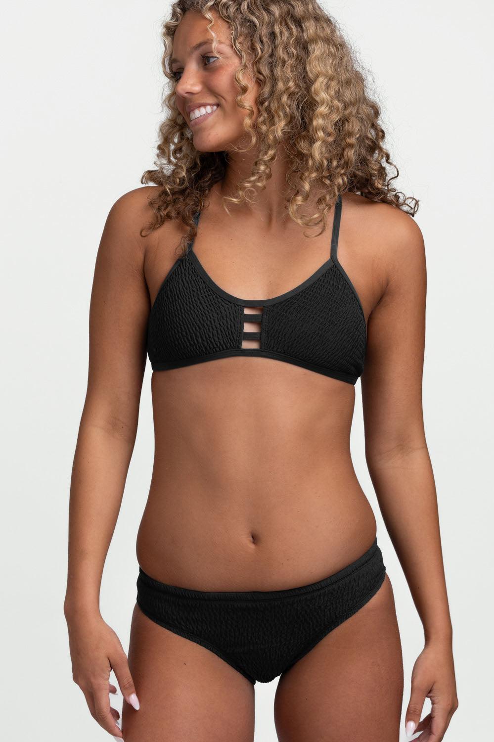 Andy Smocked Bikini Bottom Product Image