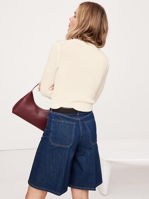 Cotton-Silk Crew-Neck Sweater Product Image