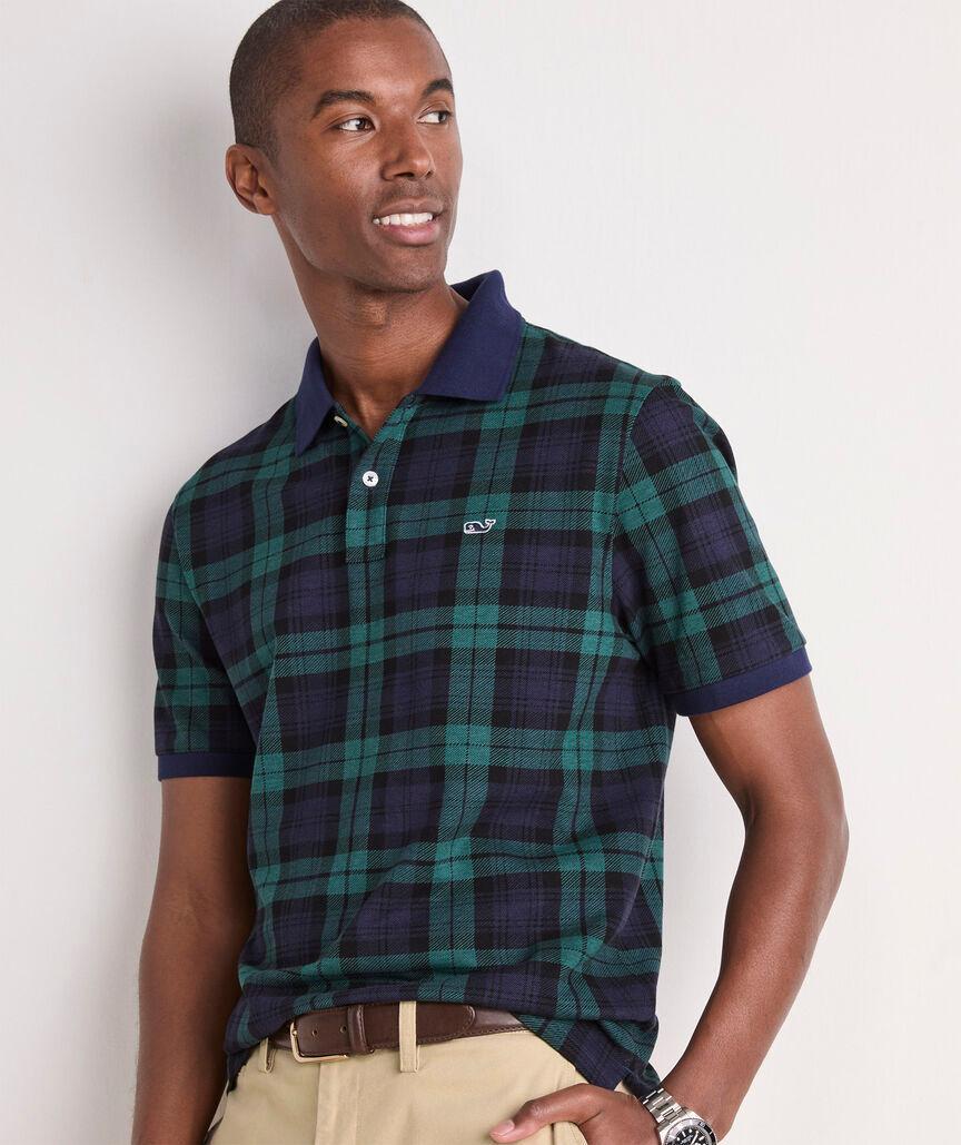 Blackwatch Plaid Heritage Pique Polo Product Image