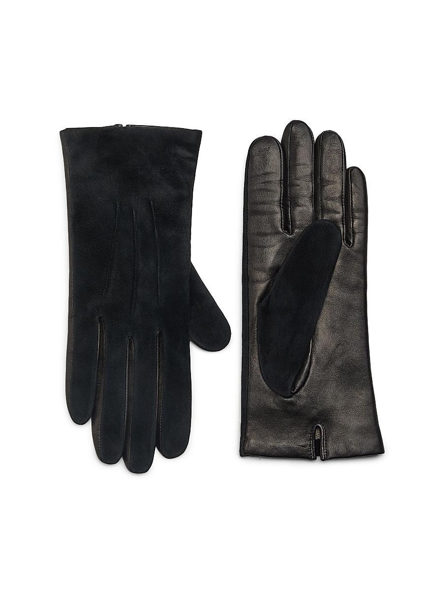 Womens Touch Tech Classic Leather Gloves Product Image