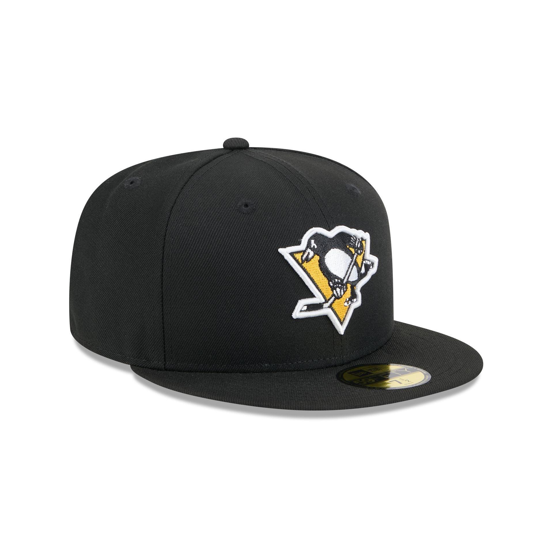 Pittsburgh Penguins Rear Wordmark 59FIFTY Fitted Hat Male Product Image