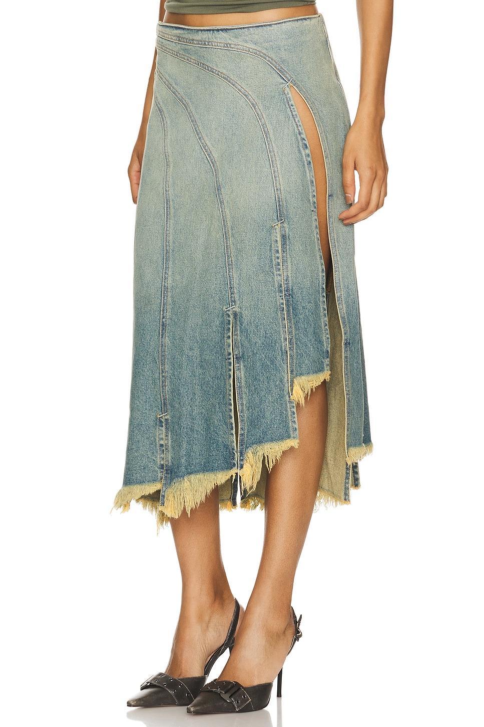 Sorriso Maxi Skirt EB Denim Product Image