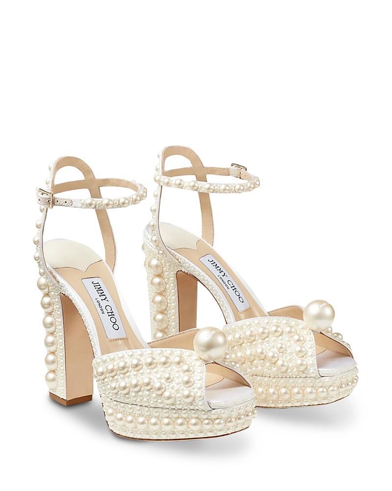 Jimmy Choo Womens Sacaria 120 Embellished Sandals Product Image
