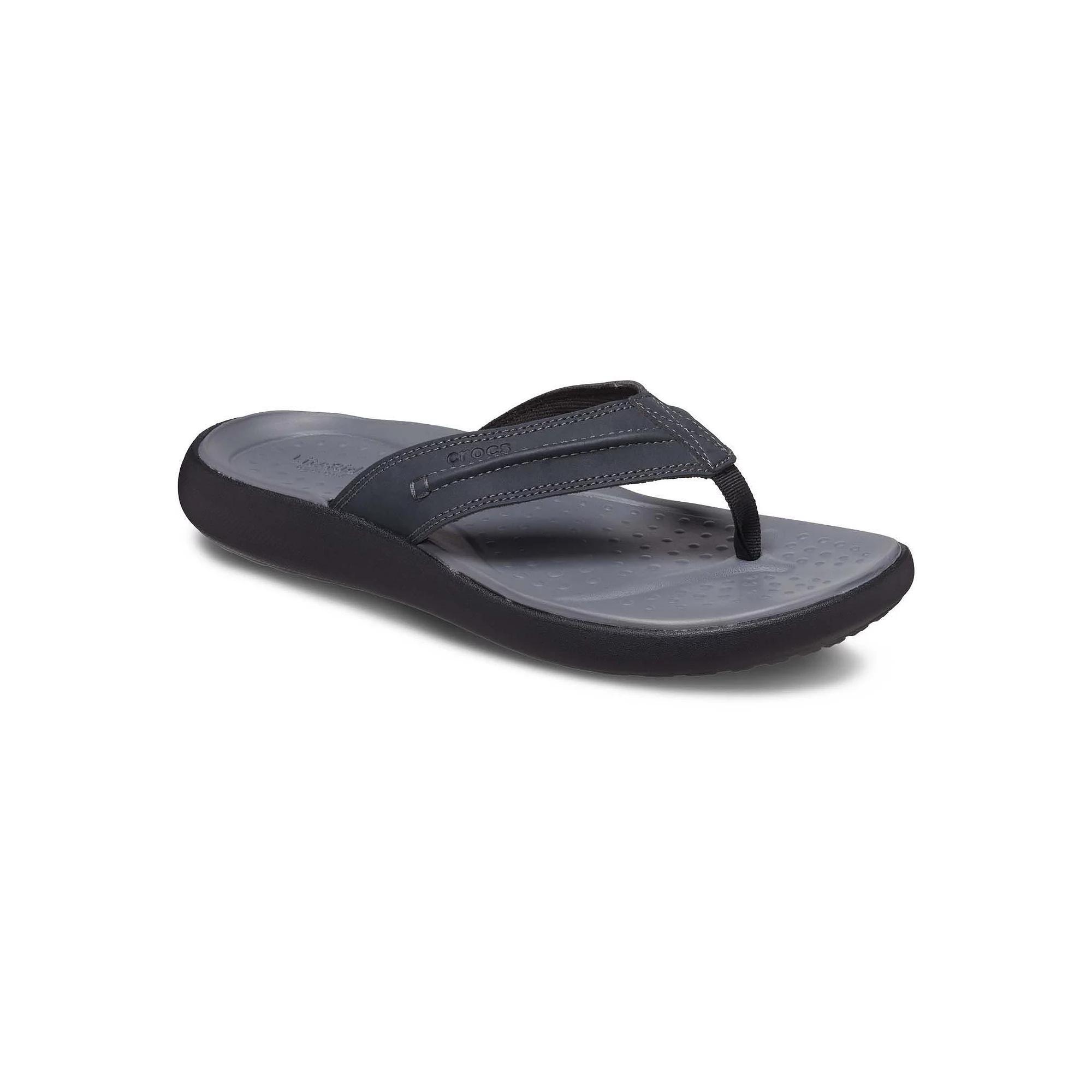 Crocs Yukon Vista II LiteRide™ Men's Flip Flops, Size: M8W10, Green Product Image