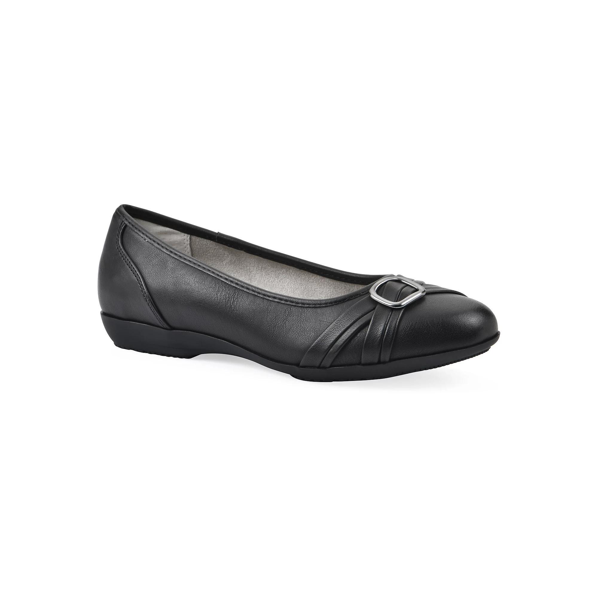 Cliffs by White Mountain Calming Women's Ballet Flats, Size: 8, Black Burn Smo Product Image