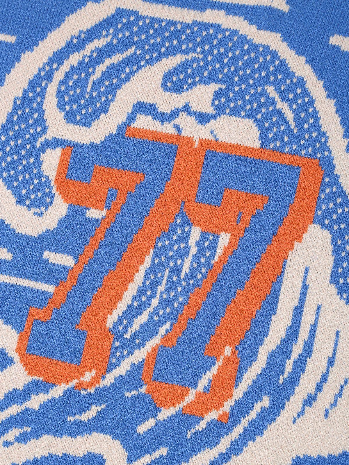 Aelfric Eden 77 V-neck Make Waves Knit Tee Product Image