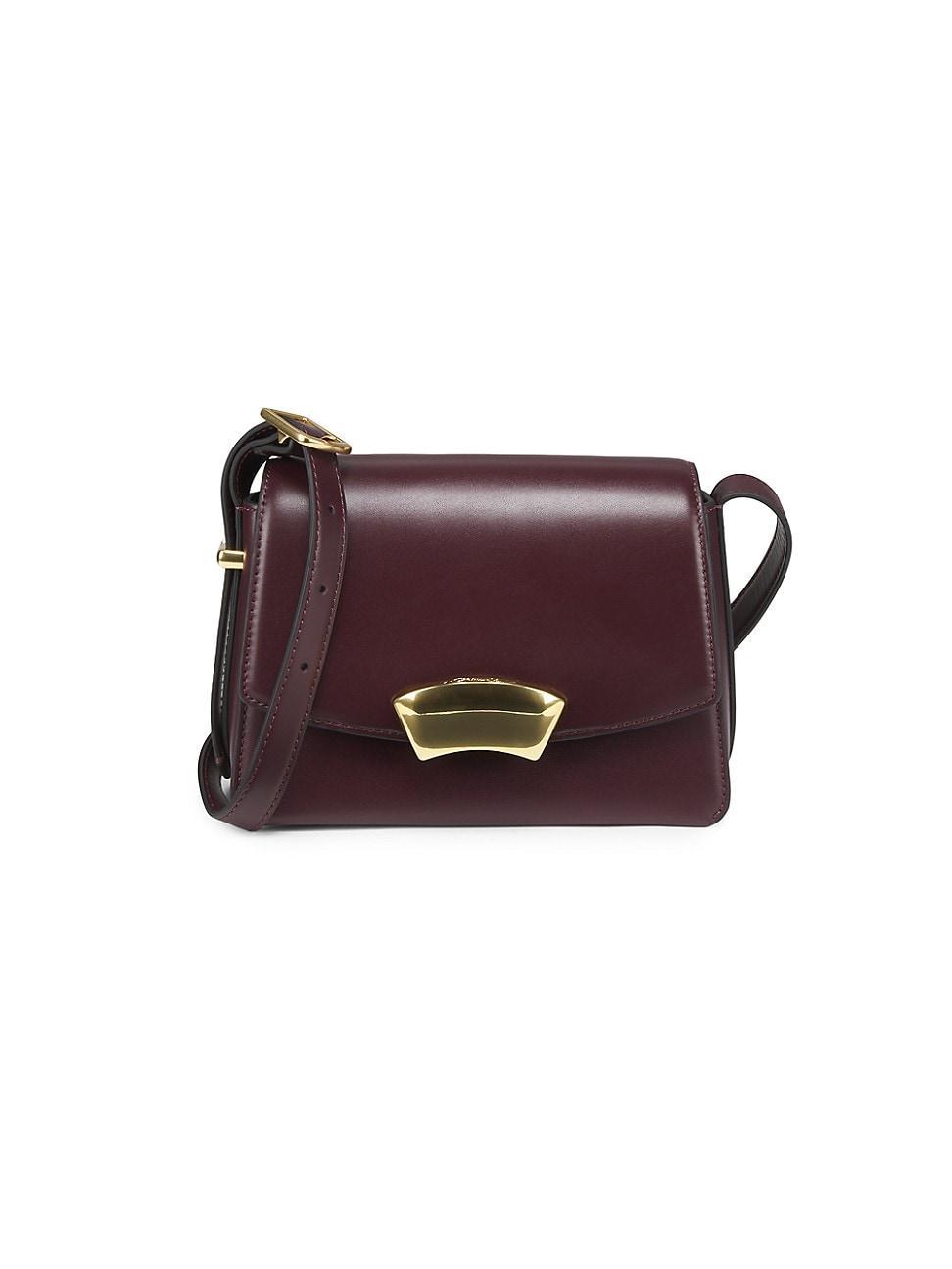 Womens ID Leather Shoulder Bag Product Image