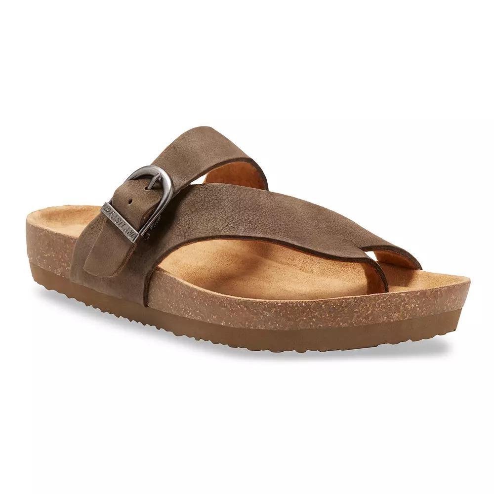 Eastland Shauna Women's Leather Sandals, Size: 5 Medium, Green Product Image